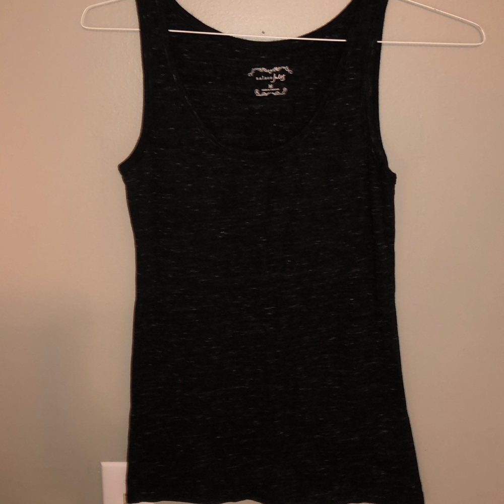 Basic black tank top